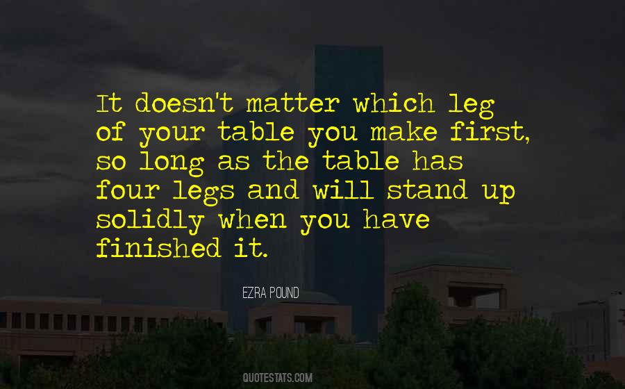 Quotes About Long Legs #376614
