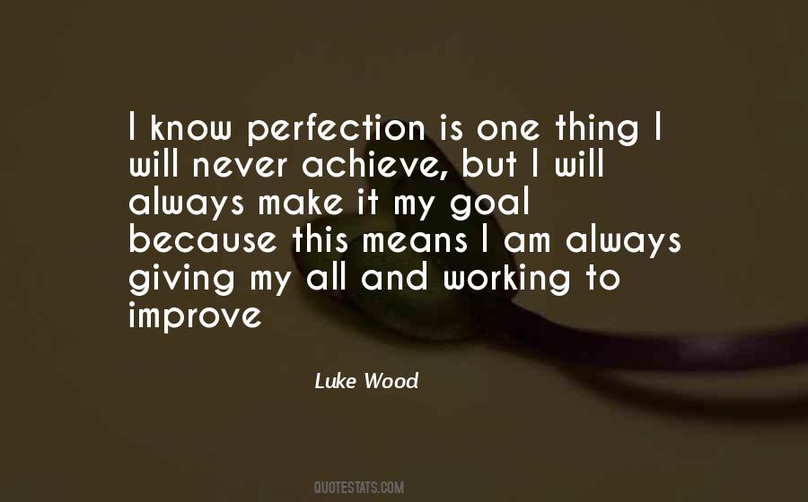 Working To Improve Quotes #1333052