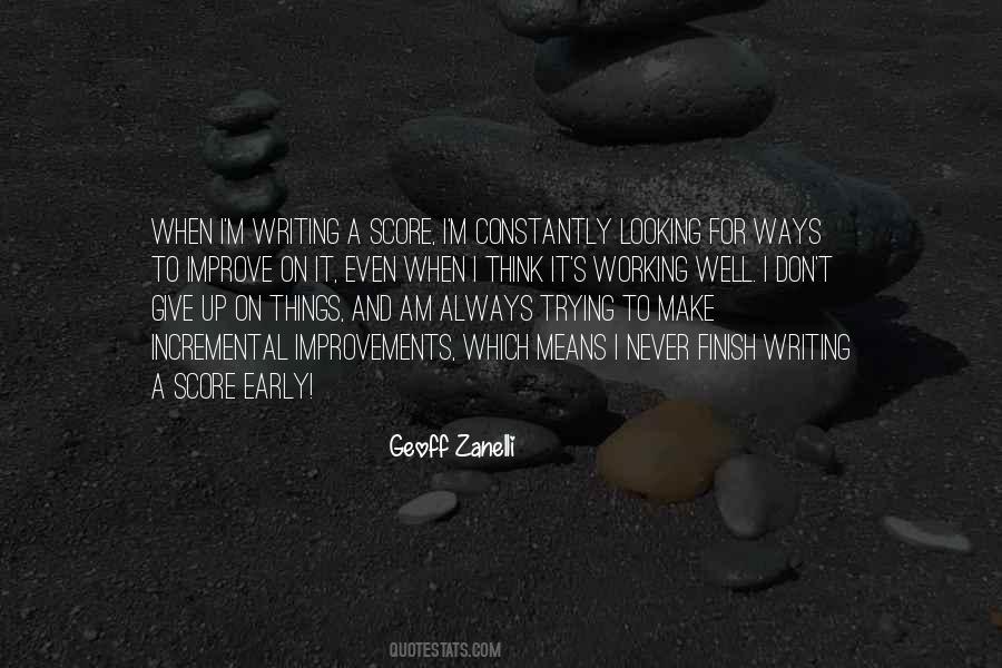 Working To Improve Quotes #942008