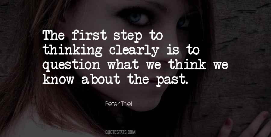 Quotes About Thinking About The Past #1067794