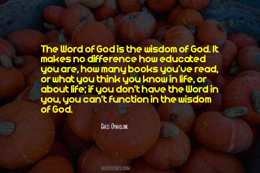Quotes About The Word Of God #1007883