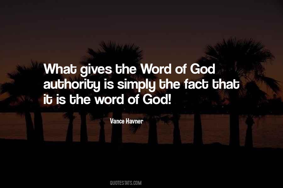 Quotes About The Word Of God #1061264