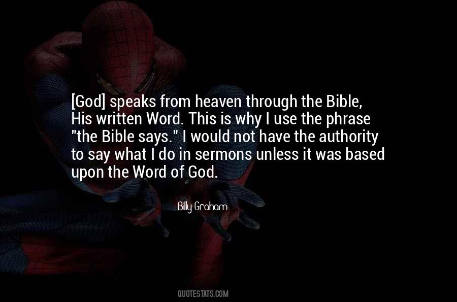 Quotes About The Word Of God #1068834