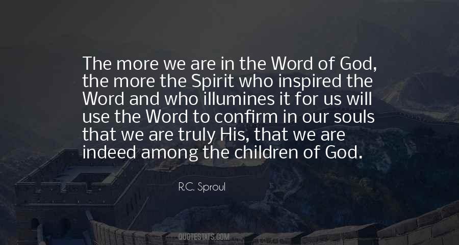 Quotes About The Word Of God #1292874