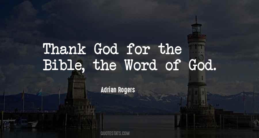 Quotes About The Word Of God #1340790