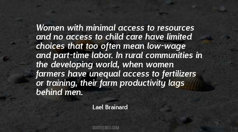 Quotes About Limited Resources #1093751