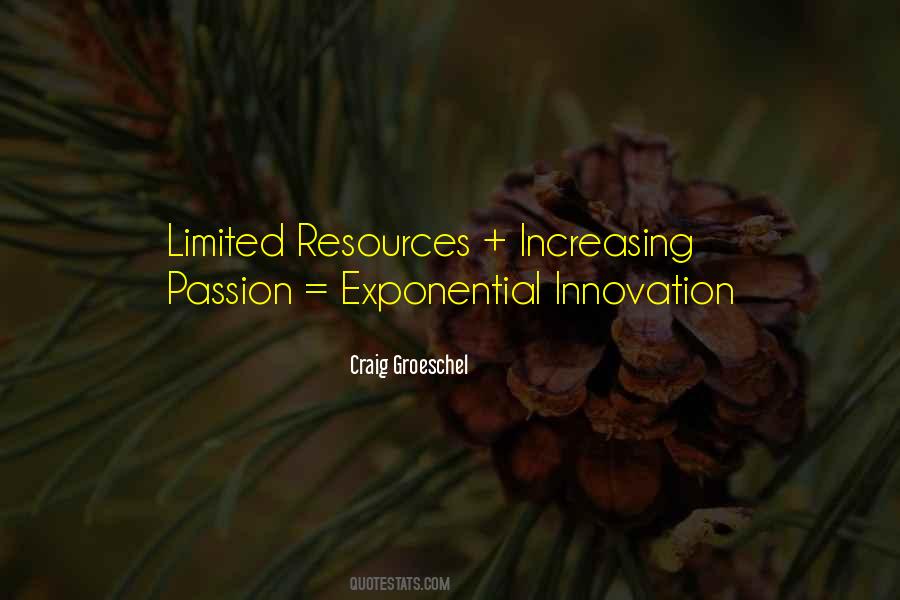 Quotes About Limited Resources #1532072