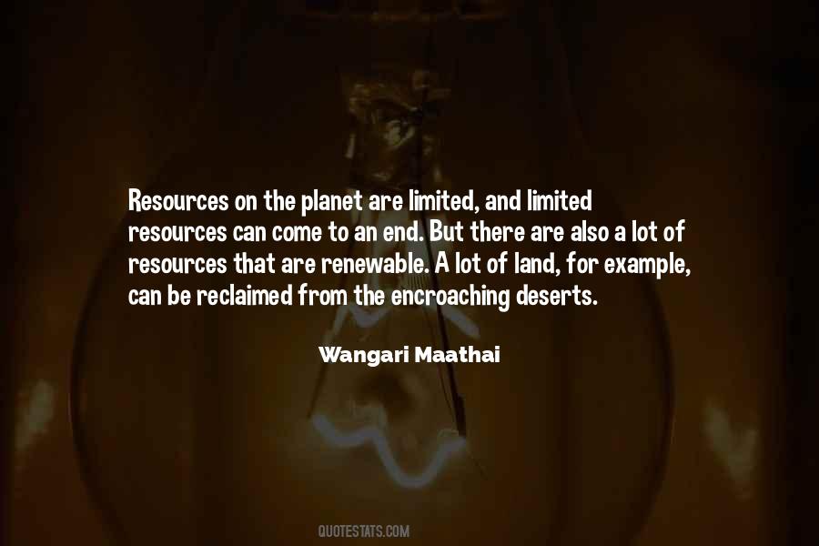 Quotes About Limited Resources #162387
