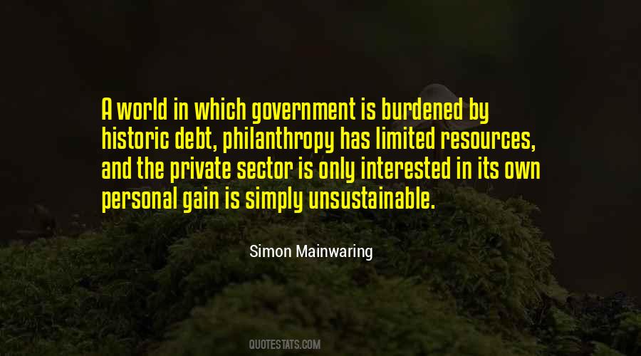 Quotes About Limited Resources #1699844