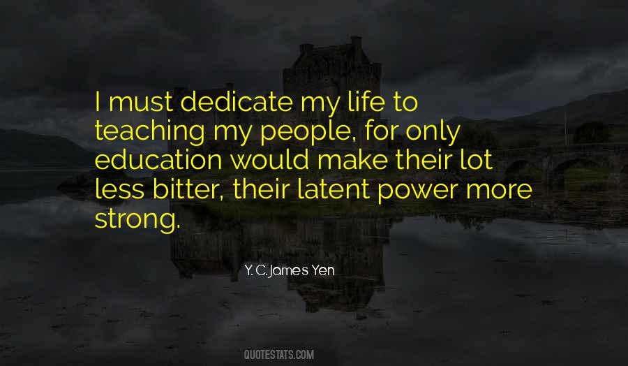 Quotes About Bitter People #1311848