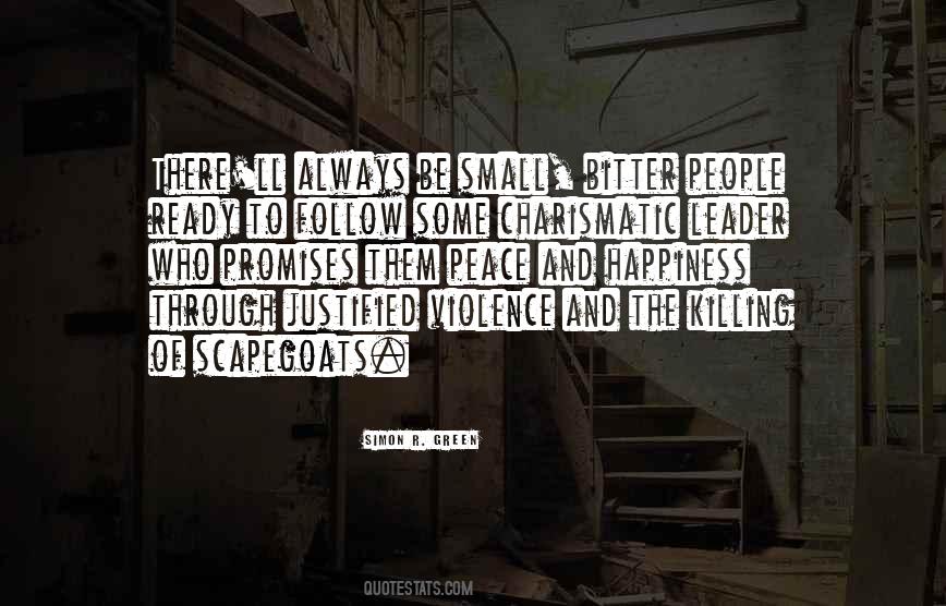 Quotes About Bitter People #1683765