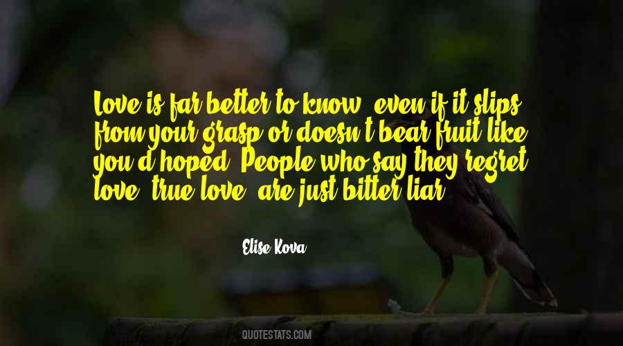 Quotes About Bitter People #460624