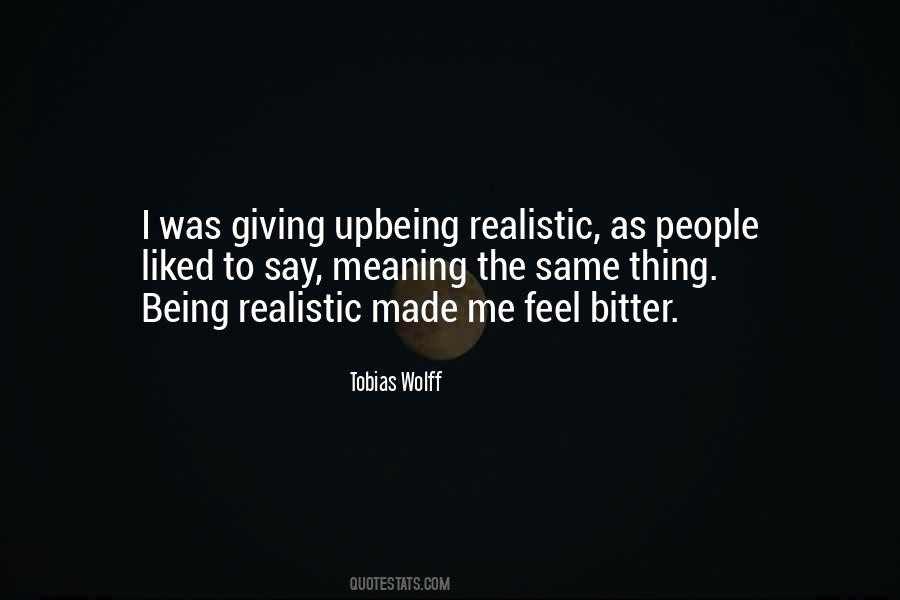 Quotes About Bitter People #855029