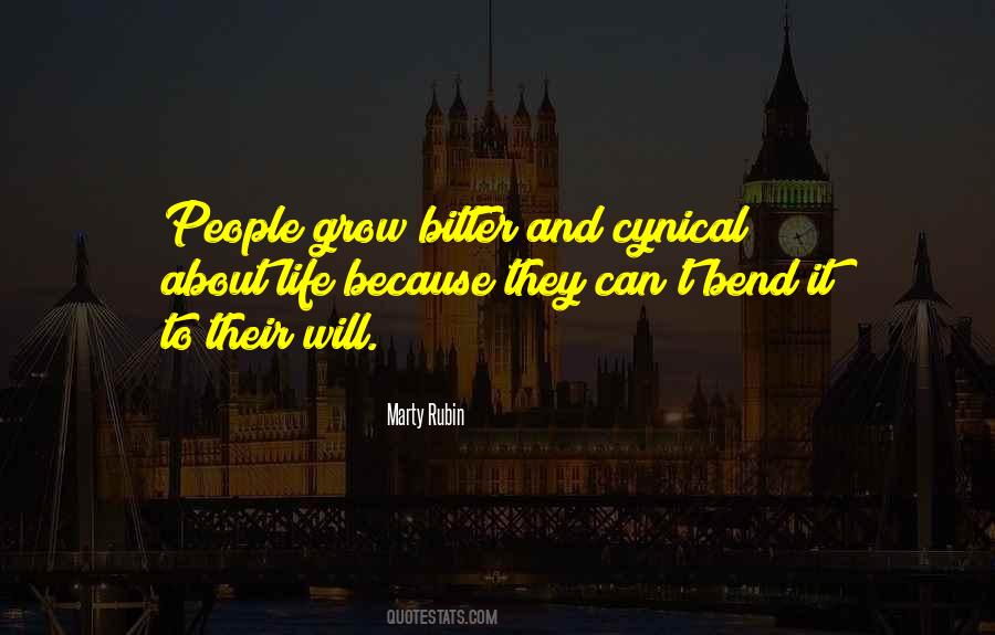 Quotes About Bitter People #944992