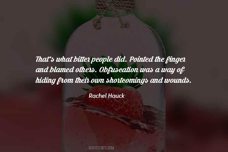Quotes About Bitter People #998693