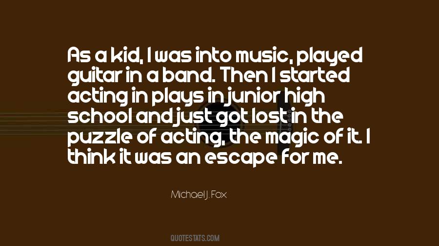 Quotes About High School Band #1678243