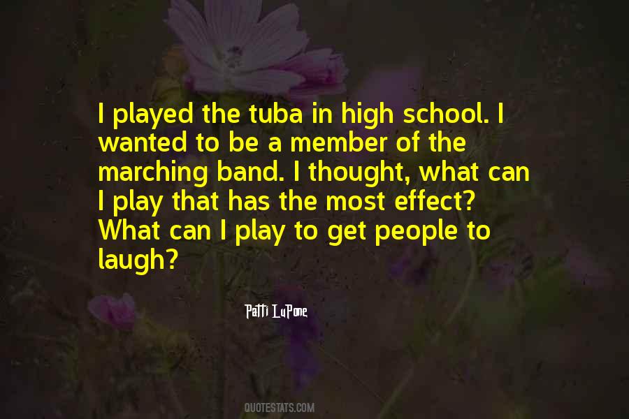 Quotes About High School Band #357590