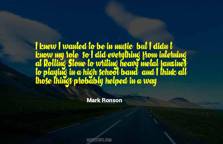 Quotes About High School Band #45880