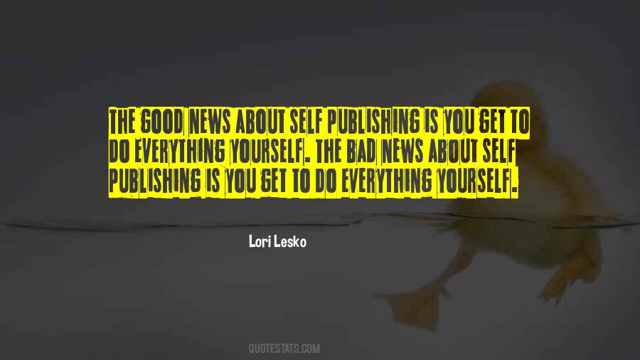 Quotes About Self Publishing #1132499