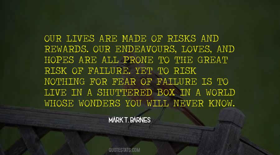 Quotes About Failure And Fear #221312