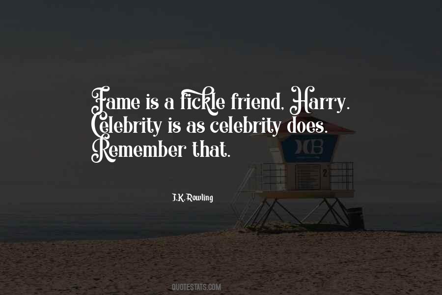 Quotes About Celebrity Fame #1429188