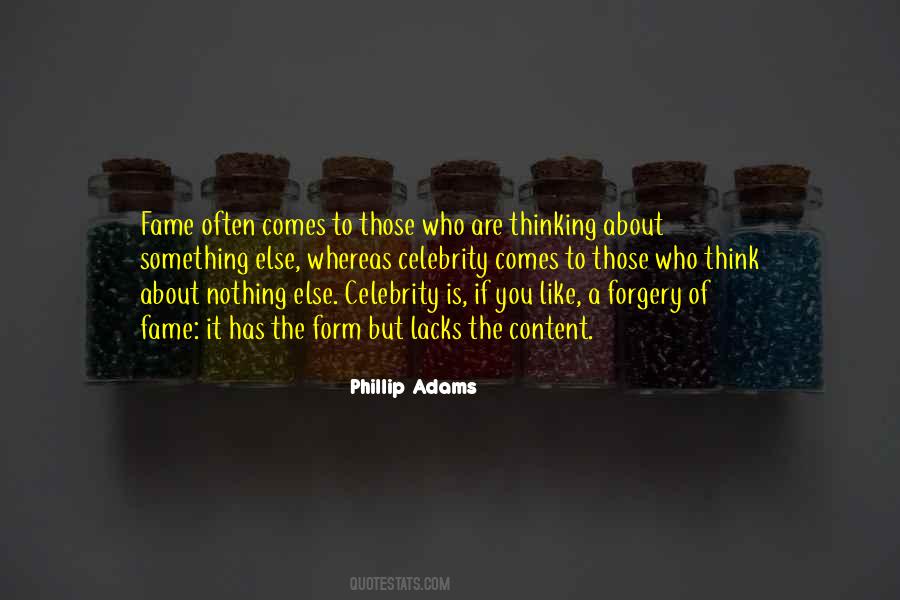 Quotes About Celebrity Fame #253909