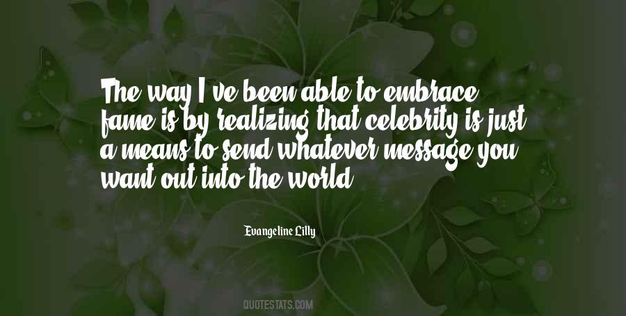 Quotes About Celebrity Fame #576500