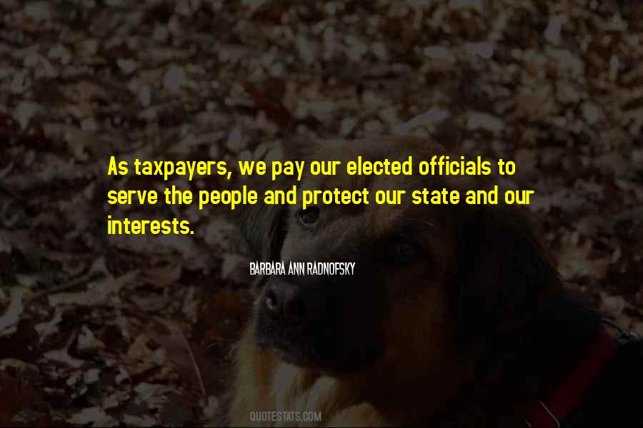 Quotes About Elected Officials #533092