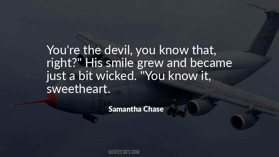 Quotes About Devil Smile #18429