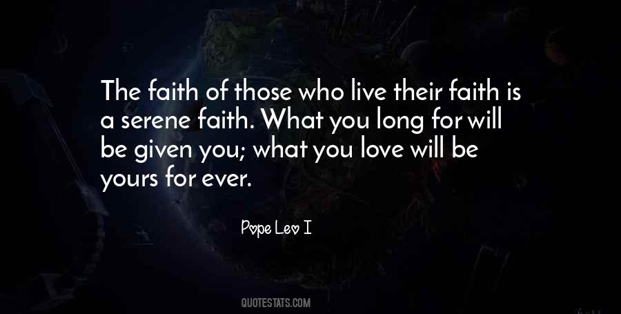 Faith For Love Quotes #243936
