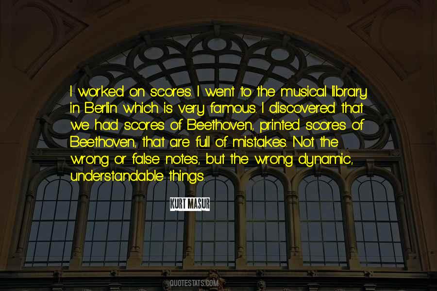 Quotes About Scores #1318526