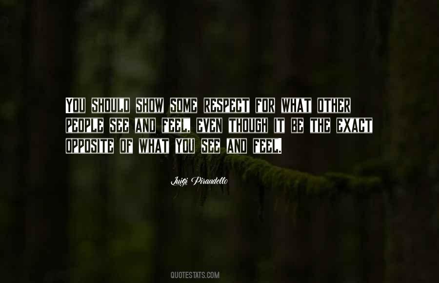 Respect Other People Quotes #612523