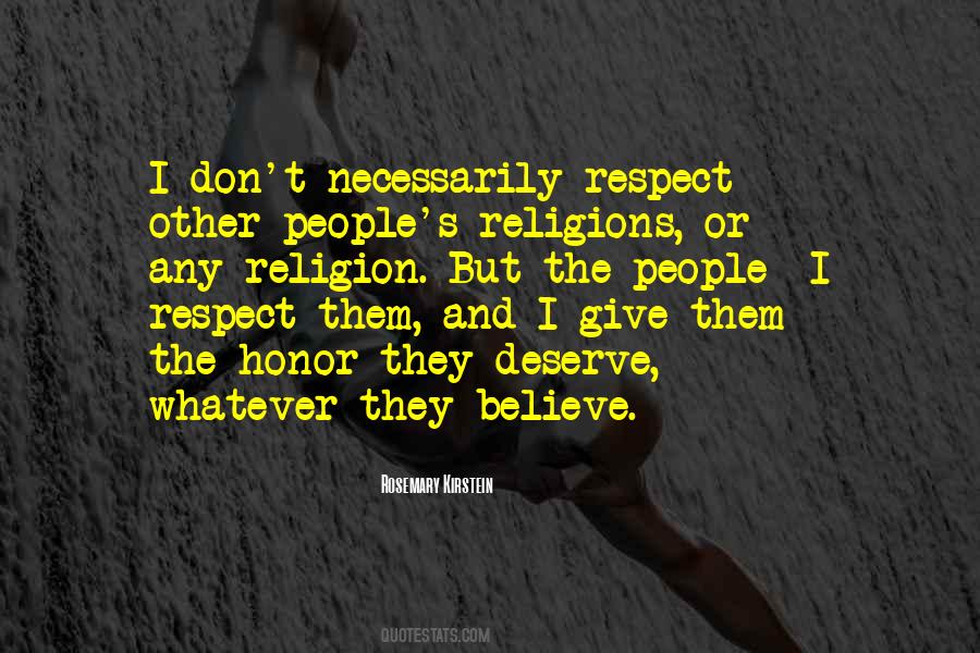 Respect Other People Quotes #769238