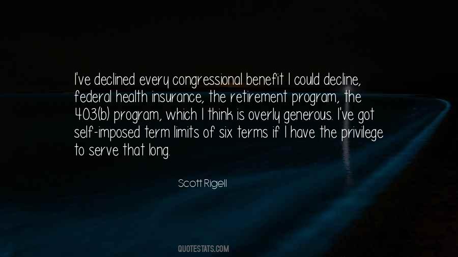 Quotes About Congressional Term Limits #1751769