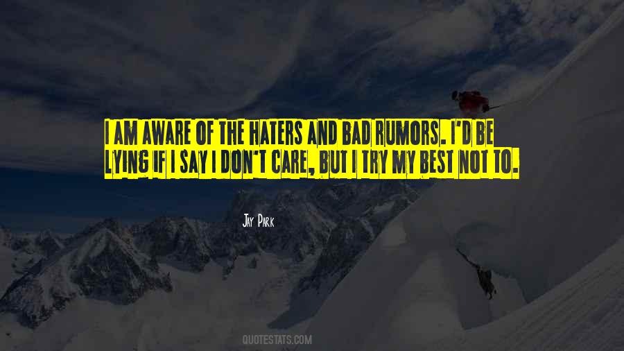 Quotes About My Haters #1820843