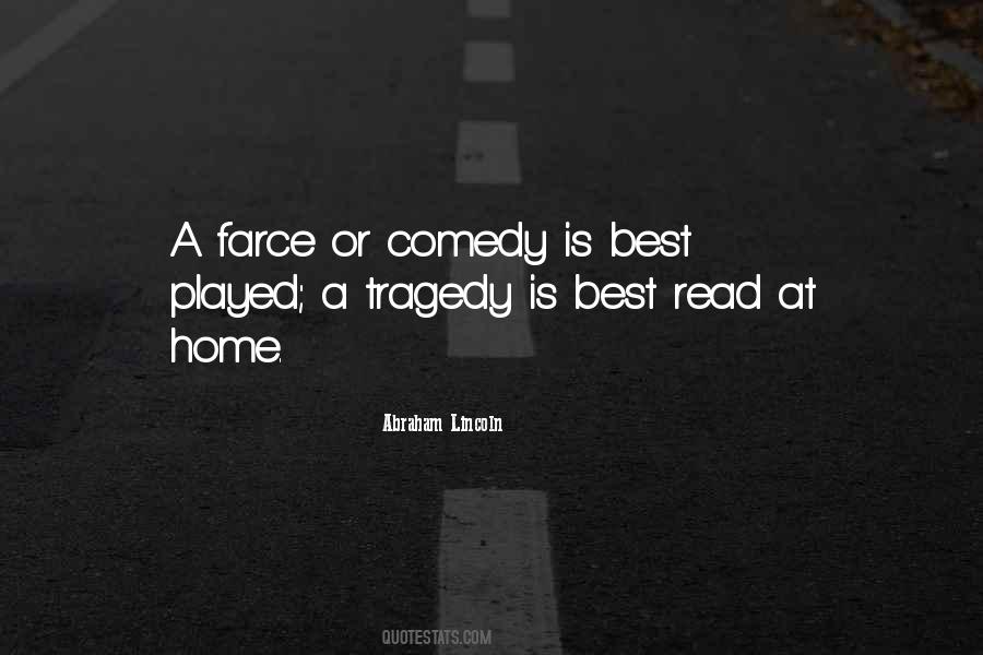 Quotes About Farce #1090726
