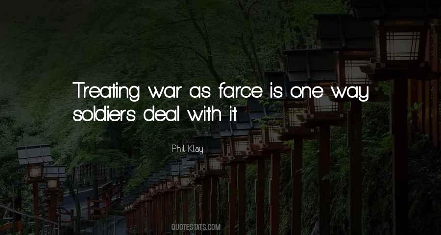 Quotes About Farce #419550