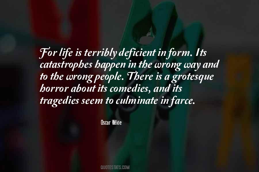 Quotes About Farce #485324
