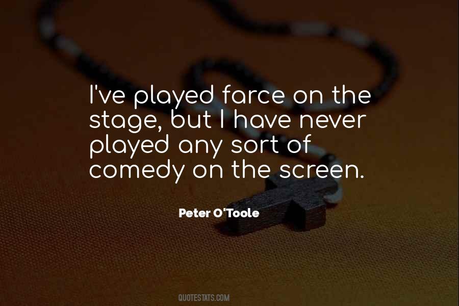 Quotes About Farce #960316