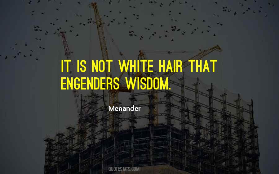 Quotes About White Hair #407122