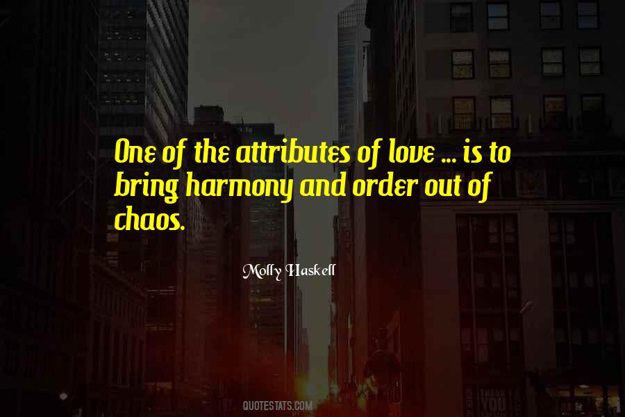 Quotes About Chaos And Love #1763413