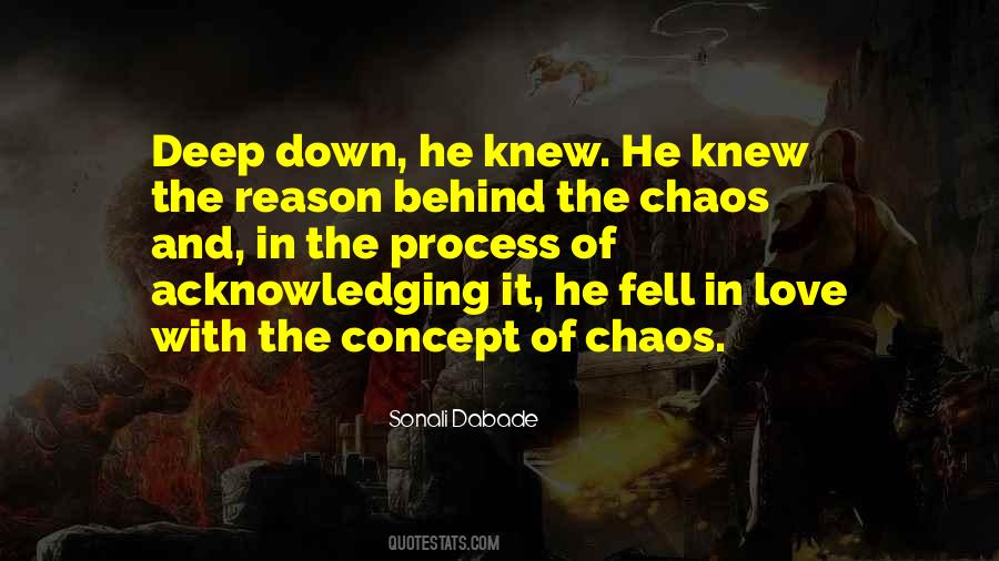 Quotes About Chaos And Love #96513