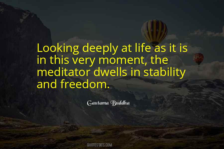 Quotes About Stability And Freedom #789021