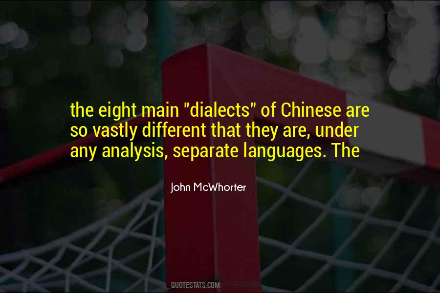 Quotes About Dialects #1825013