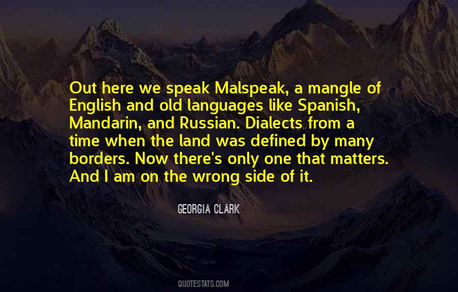 Quotes About Dialects #300661