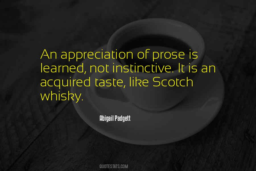 Quotes About Acquired Taste #293898