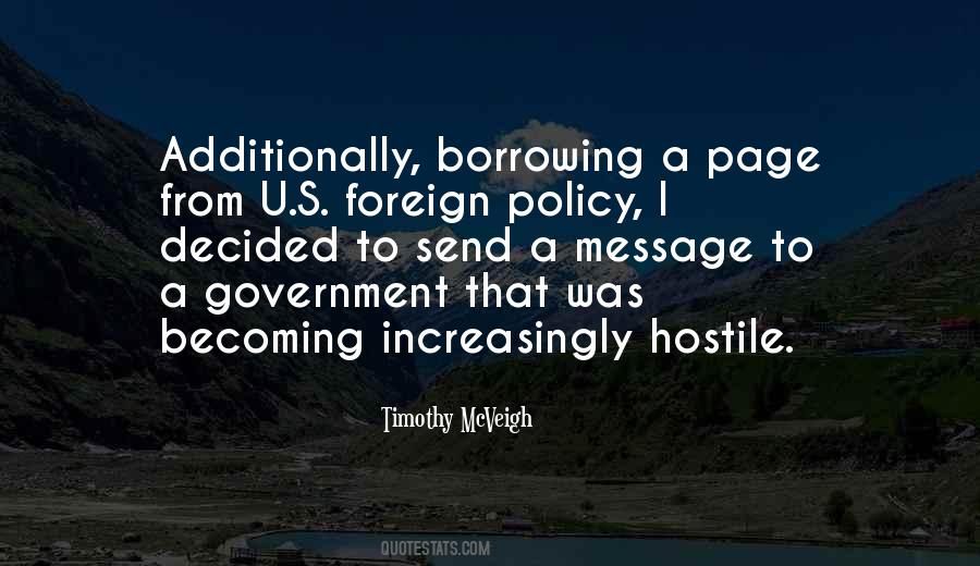 Quotes About Foreign Policy #1103588