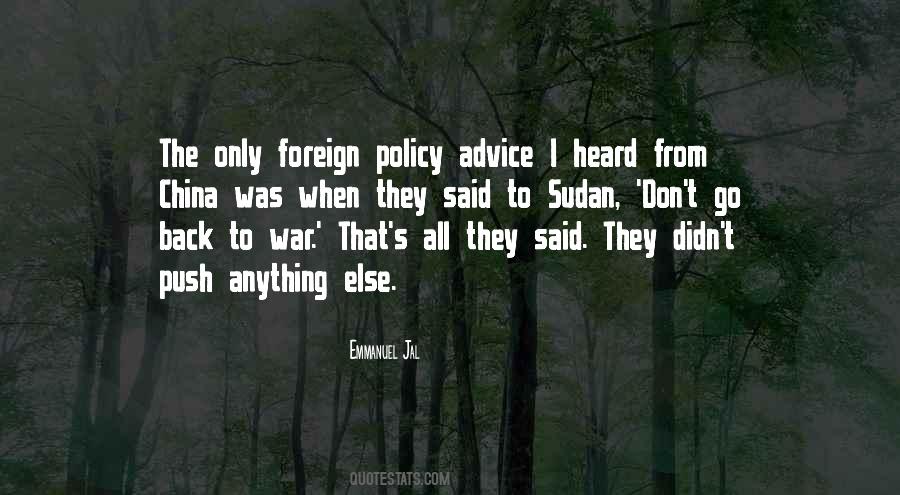 Quotes About Foreign Policy #1126752