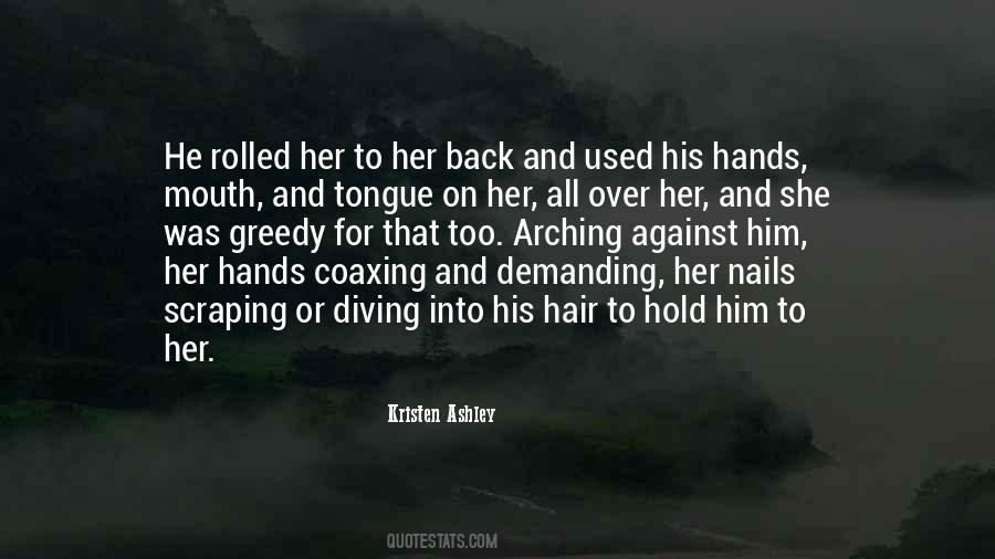 Hands All Over Quotes #797027
