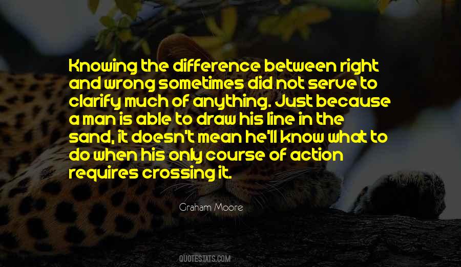 Difference Between Right And Wrong Quotes #466076